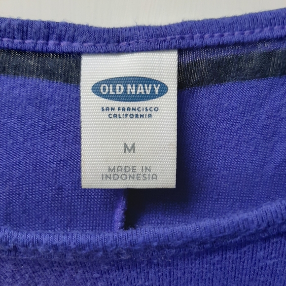 Blue and Black Stripped Dress - Picture 2 of 4